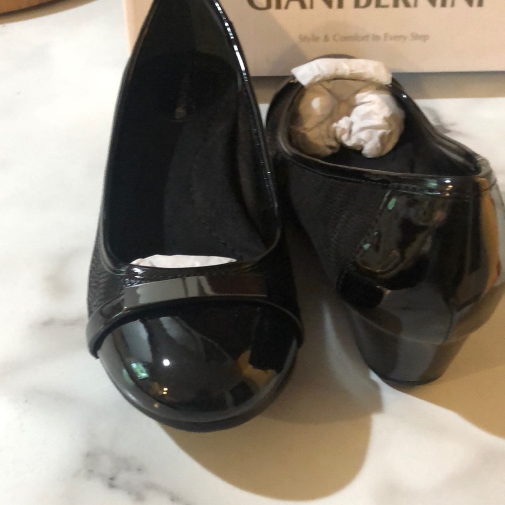 Gianni Bernini black wedges
